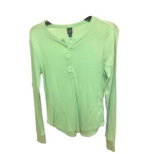 Long sleeve teal shirt